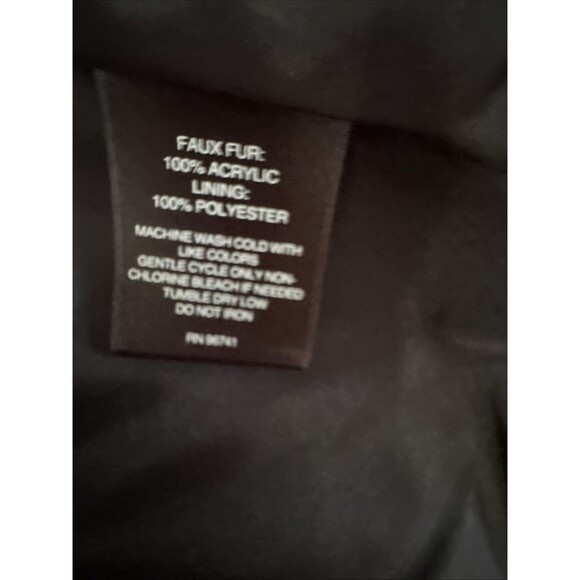 Signature Studio Faux Fur Vest Womens Medium Bear Boho Hippie 70s Mob WIfe Y2K - Picture 8 of 13